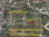 Teren extravilan, 1000 mp - zona Wonderland