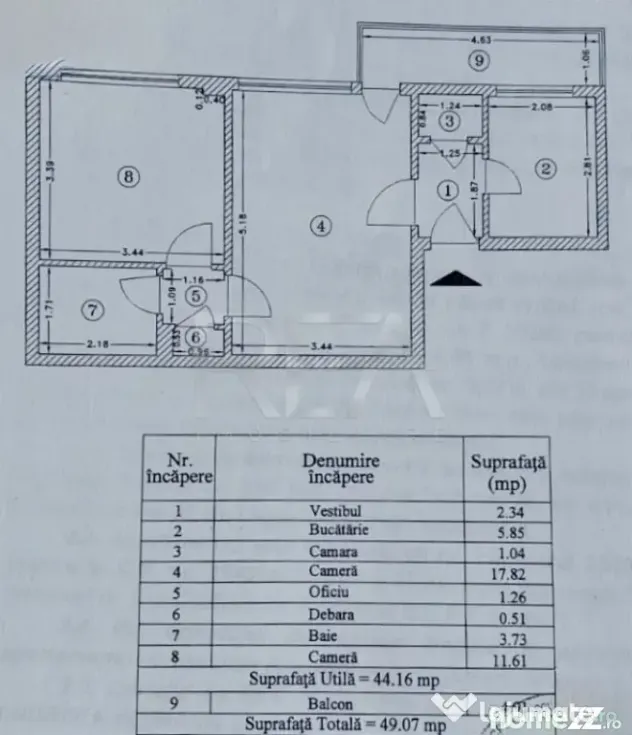 2 camere renovat pe Mihalache cu Vedere Spate - Bucuresti (Bucuresti-Ilfov)