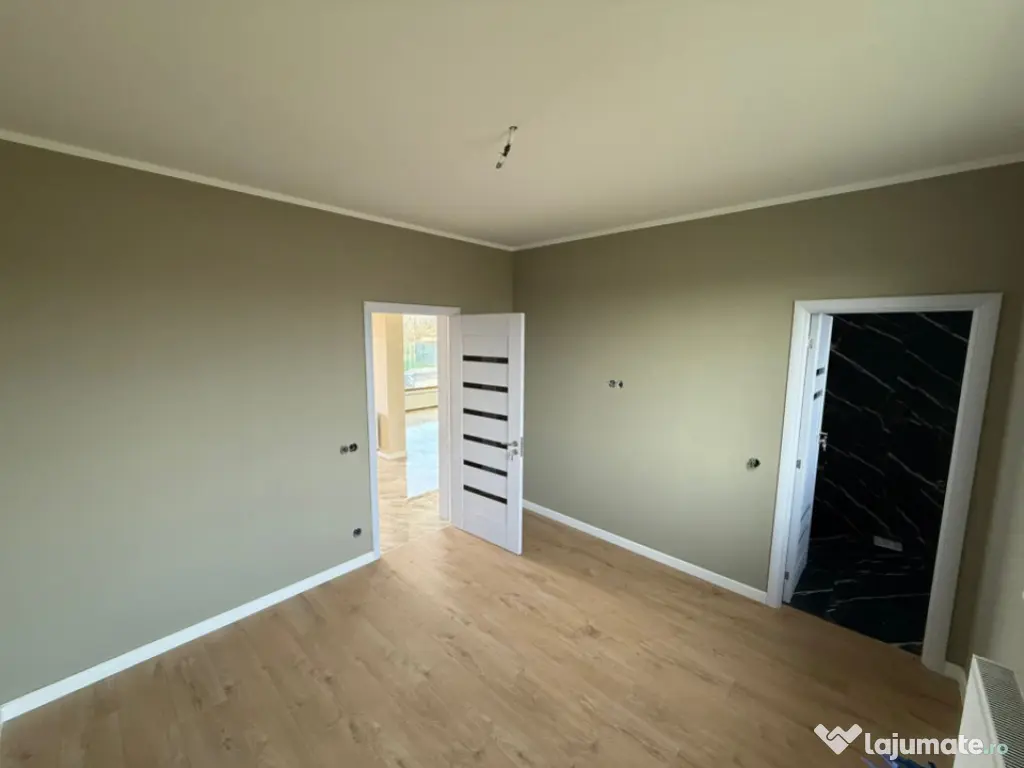 Casă finalizată stil mediteranean , 3 dormitoare, 100 mp u