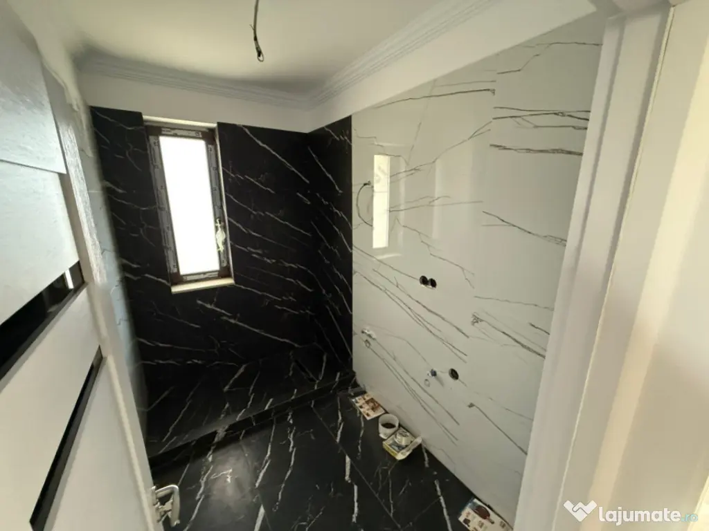 Casă finalizată stil mediteranean , 3 dormitoare, 100 mp u