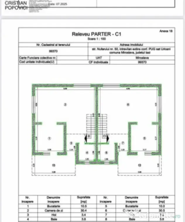 Vila tip duplex la cheie