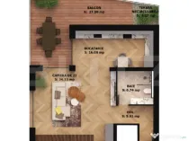 Apartament imens 2 camere cu 2 balcoane mari – EAS Residen