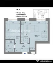 Apartament 2 camere | 55 MP Utili | Nusco City Faza 2