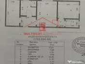 Str. Isaccei - Apartament 3 camere cu centrala pe Gaz! 