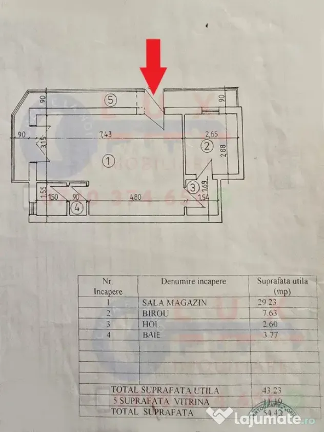 ID 6152 Spațiu comercial - DE VÂNZARE - Strada Isaccei