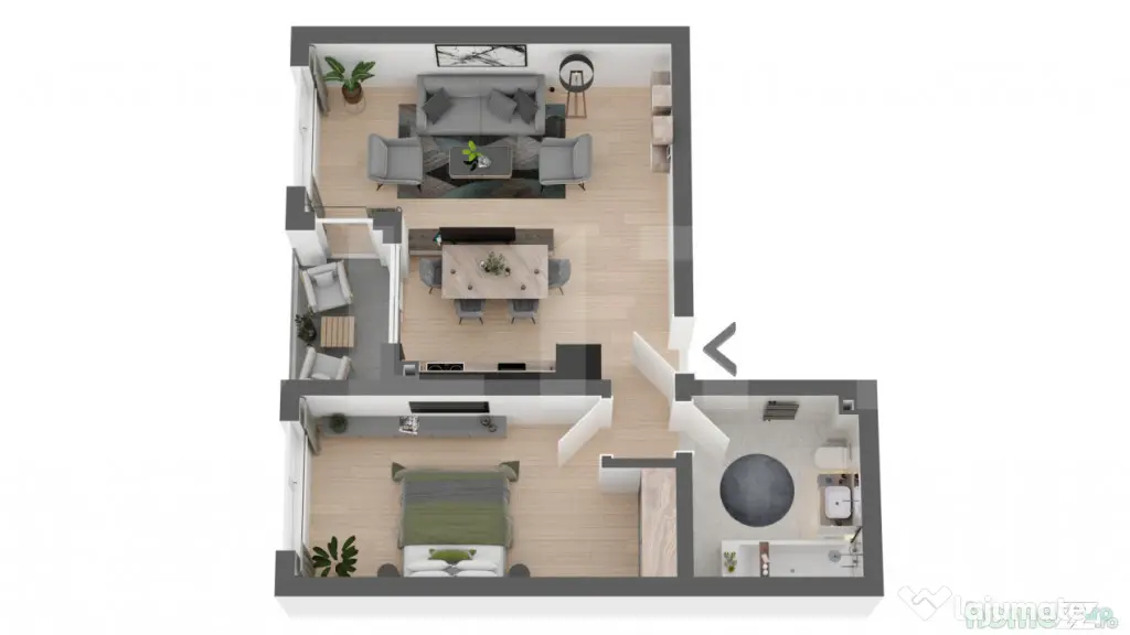 Apartament 2 camere, 49mp, priveliste spectaculoasa, Apahida - Apahida (Cluj)