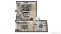 Apartament 2 camere, 49mp, priveliste spectaculoasa, Apahida