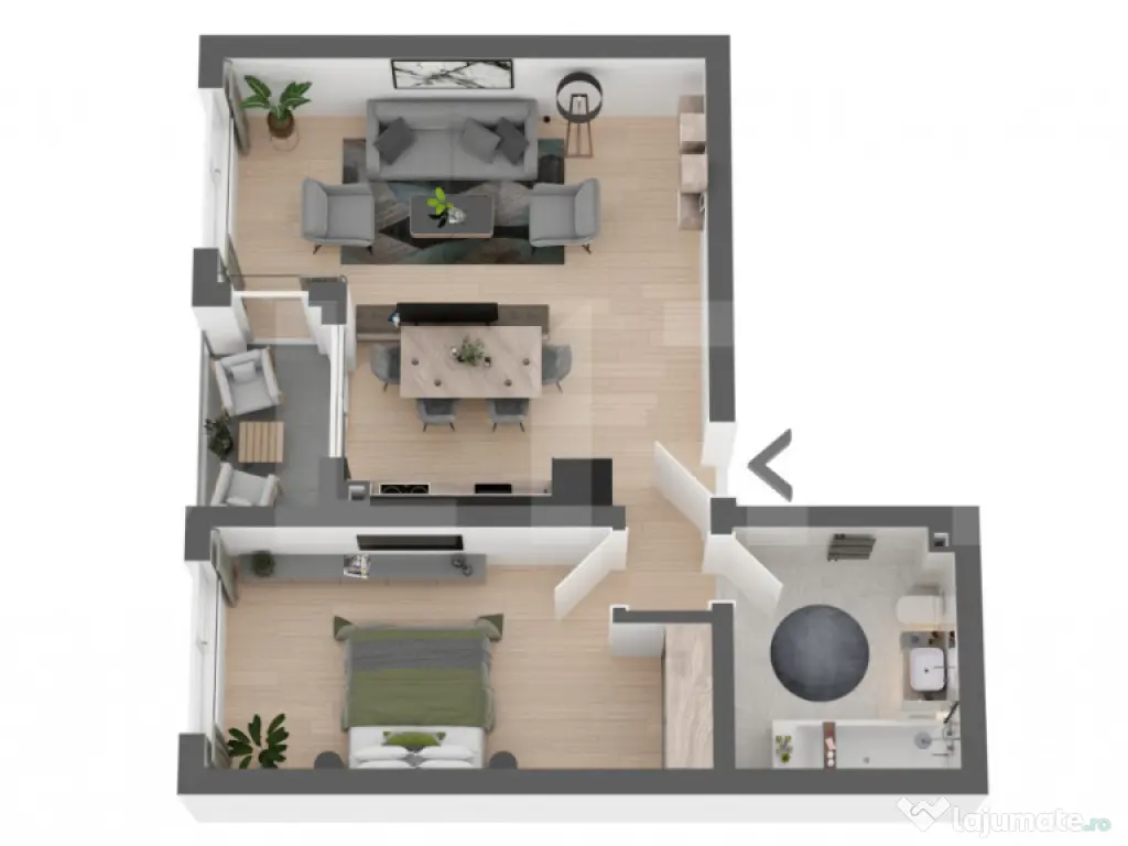 Comision 0! Apartament 2 camere, 49mp, priveliste spectaculo