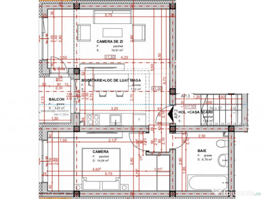 Comision 0! Apartament 2 camere, 49mp, priveliste spectaculo