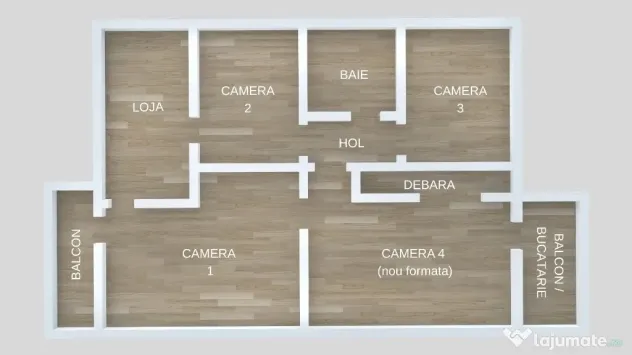 Apartament 3 camere in Deva, zona 22 Decembrie, et 1