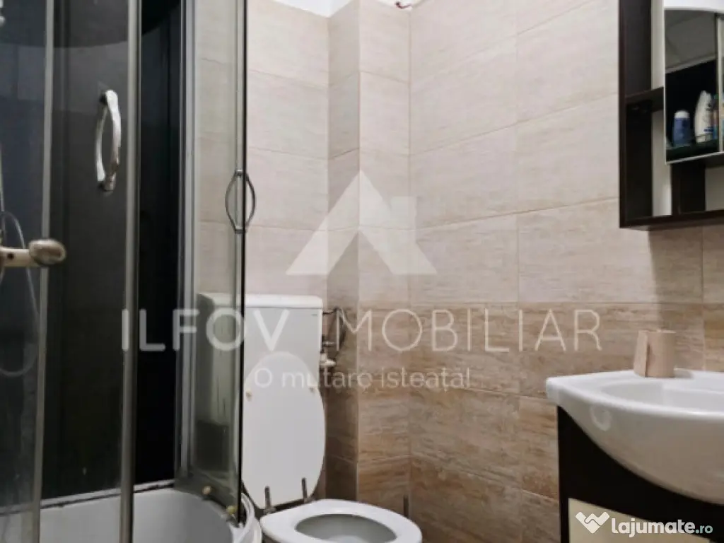 Studio 2 nivele 42mp, utilat si mobilat, curte 11mp, parcare