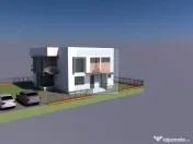 Casa 4 camere,stil Mediteranean- zona Primăverii. Sanpetru 