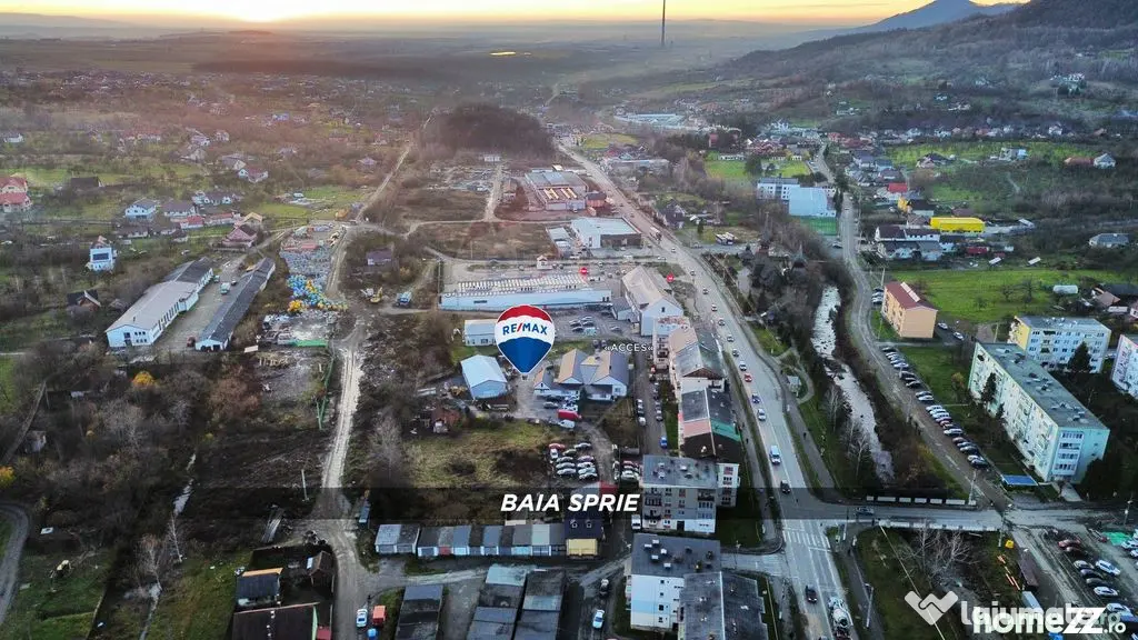 Teren 6,820mp, service, birouri si 2 hale in Baia Sprie z...