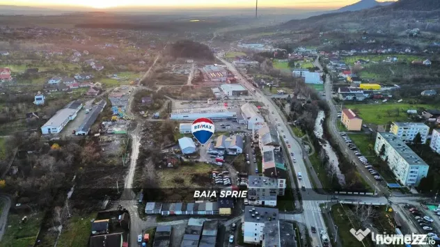 Teren 6,820mp, service, birouri si 2 hale in Baia Sprie z...