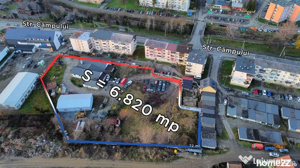Teren 6,820mp, service, birouri si 2 hale in Baia Sprie z...