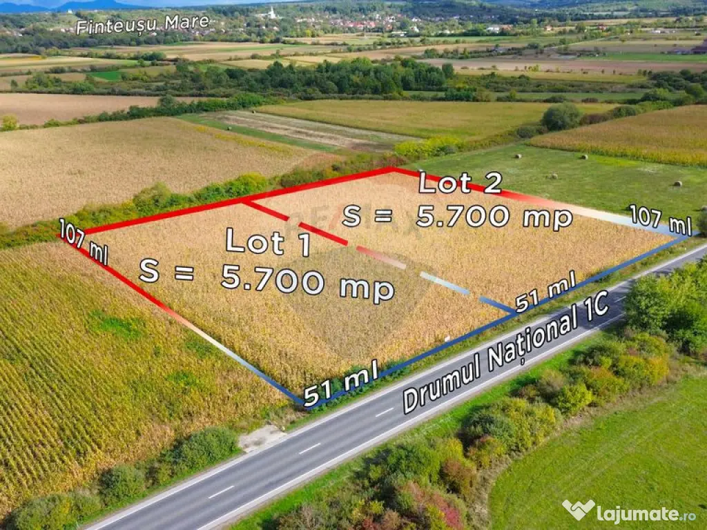 Un lot de teren sau parcela intreaga de Vanzare sau schim...