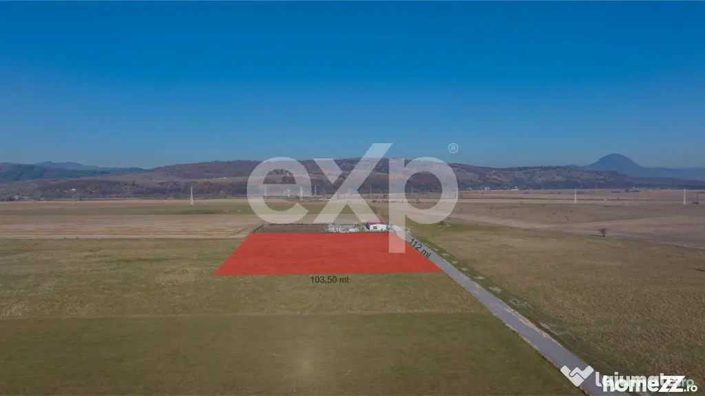 Teren 11.600 mp – Râșnov, zona Tabăra, 230 m de DN 73