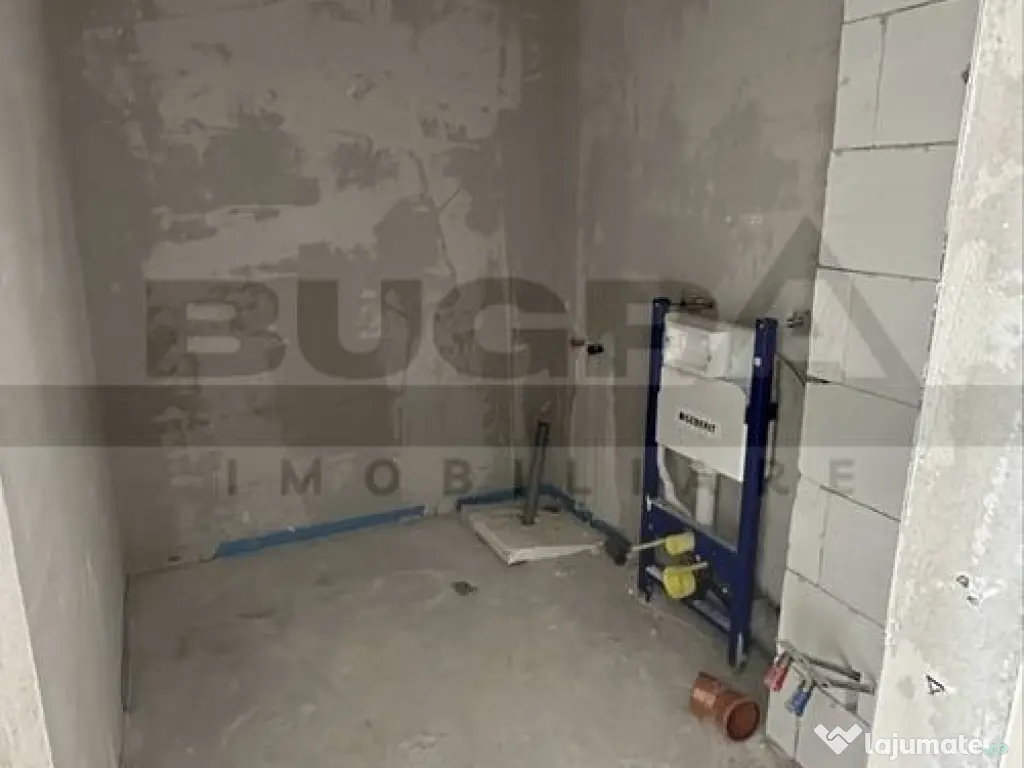 Apartament 2 camere, 48 mp, semifinisat, garaj, zona Lero...