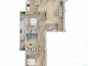 Apartament 4 camere – Pipera - Erou Iancu Nicolae – 175 