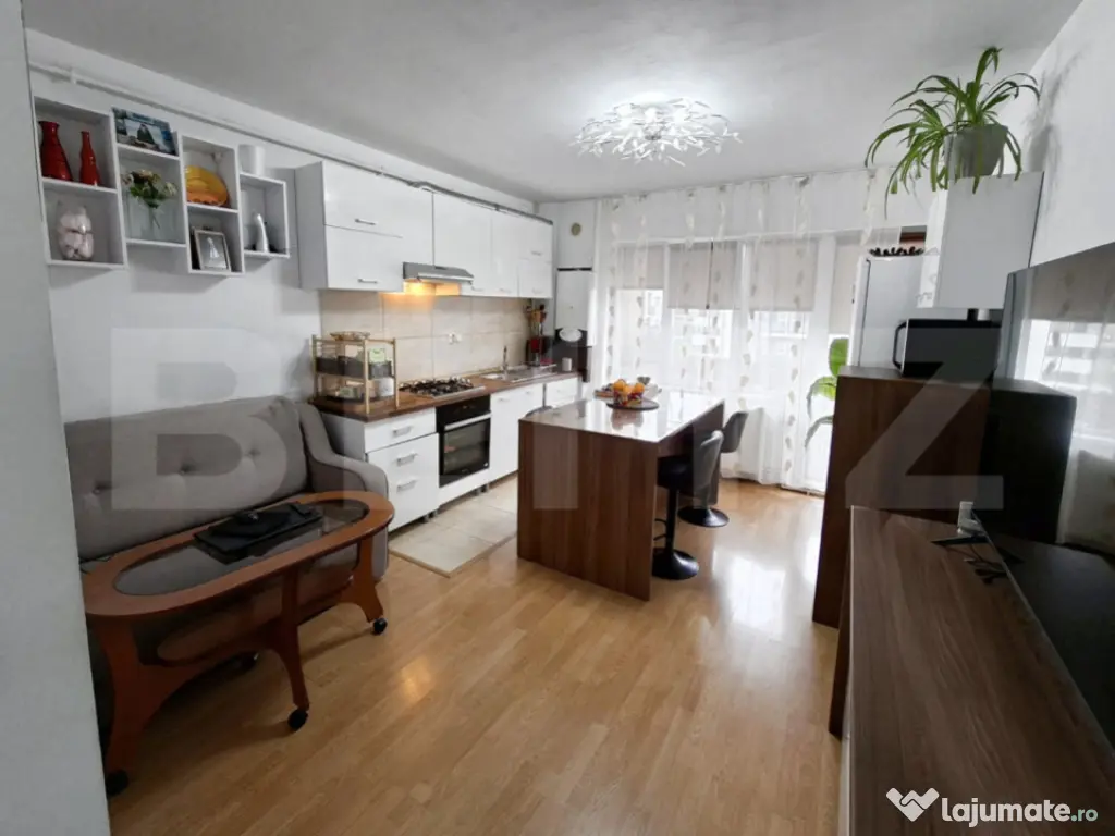 Apartament 2 camere, 50 mp, parcare exterioara, la cheie, Ba