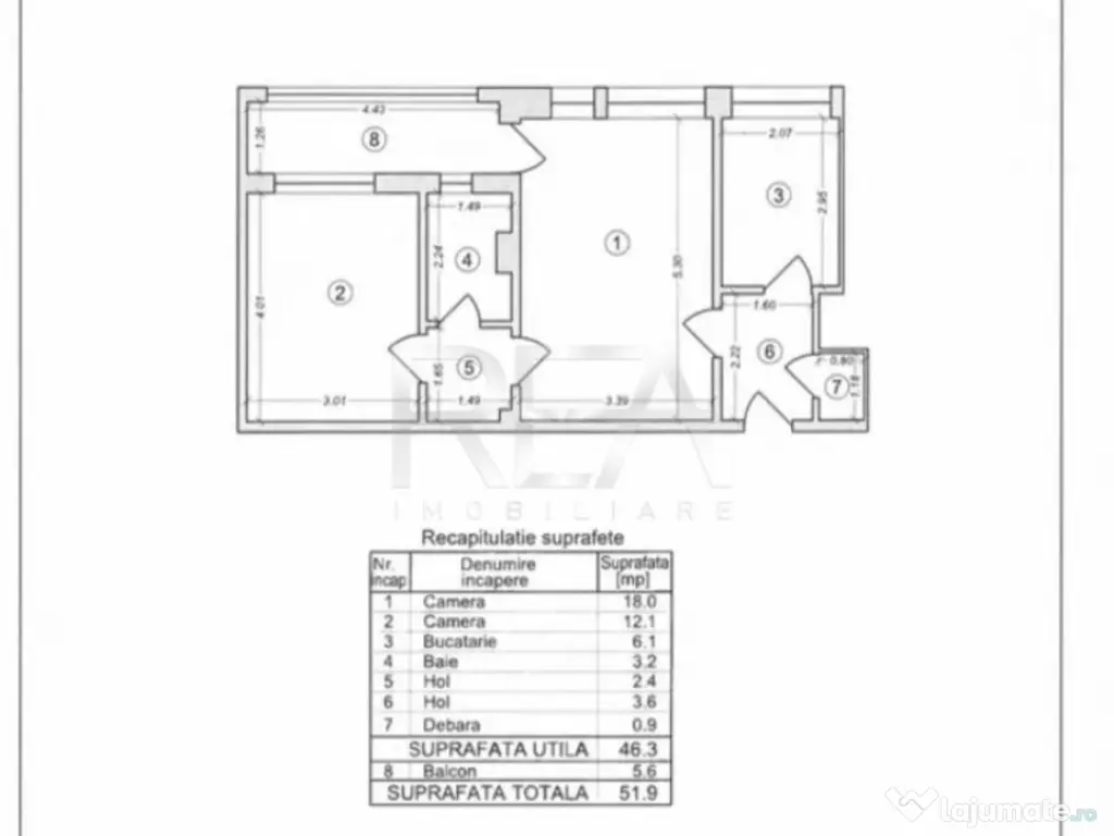 2 Camere Renovat Lujerului