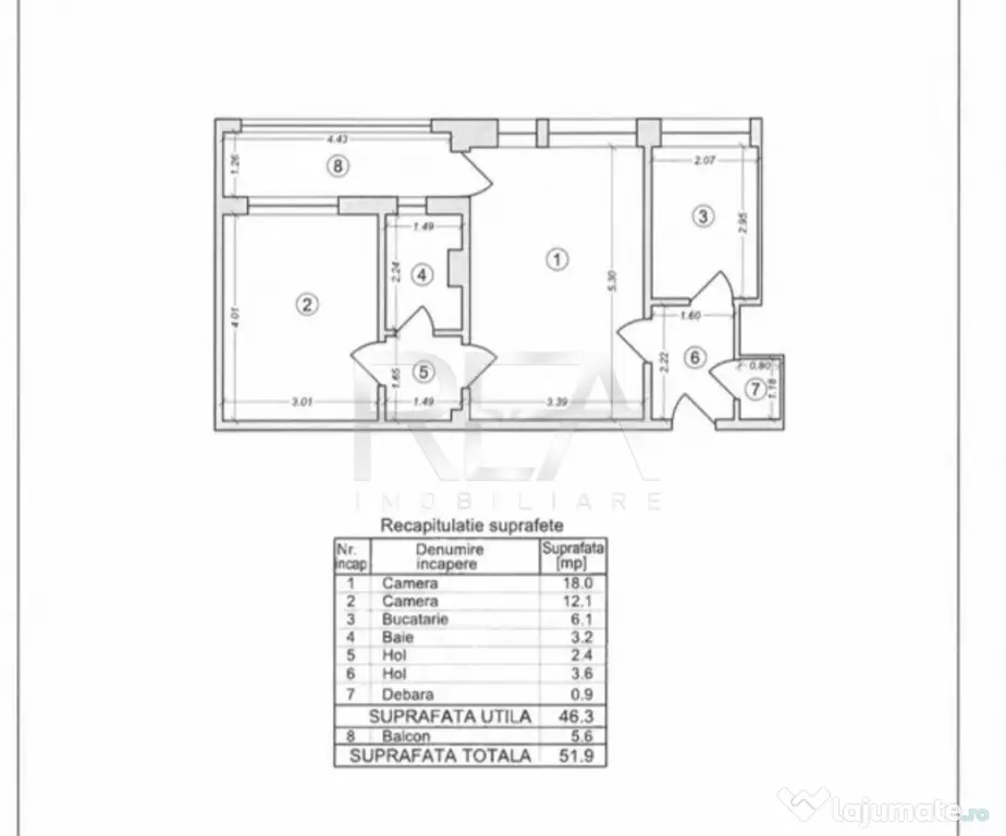 2 Camere Renovat Lujerului