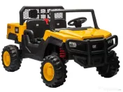 UTV electric pentru 2 copii, Caterpilar CAT 2x45W 12V 10Ah Yellow 