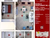 Studio generos 48 mp | Compartimentare eficientă | Subce... 