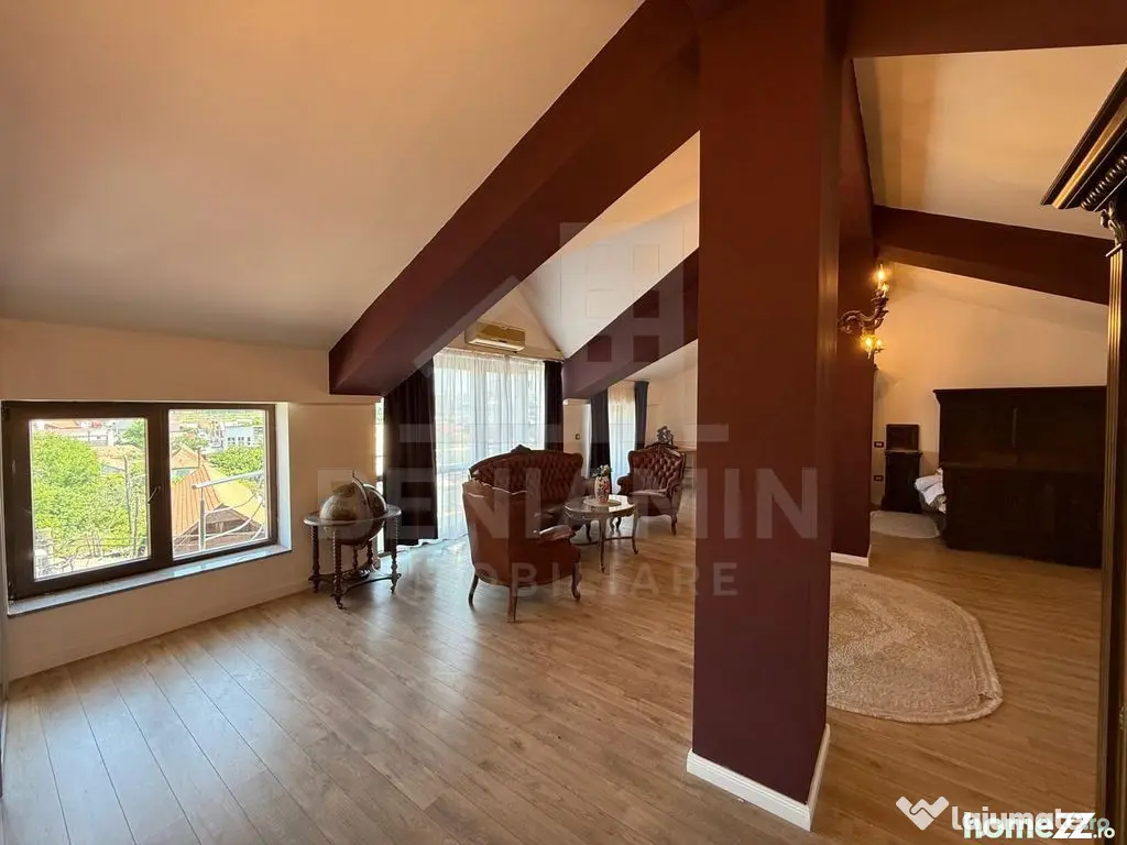 Apartament cu terasa exterioara-Centrala Termica-Mobilat-...