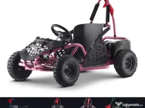 Kart electric pentru copii Kinder ecoGokart 1000W, baterie 48V Pink