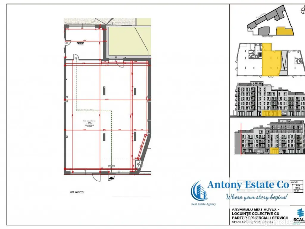 Spatii comerciale in ansamblul Scala Cetate - Oradea