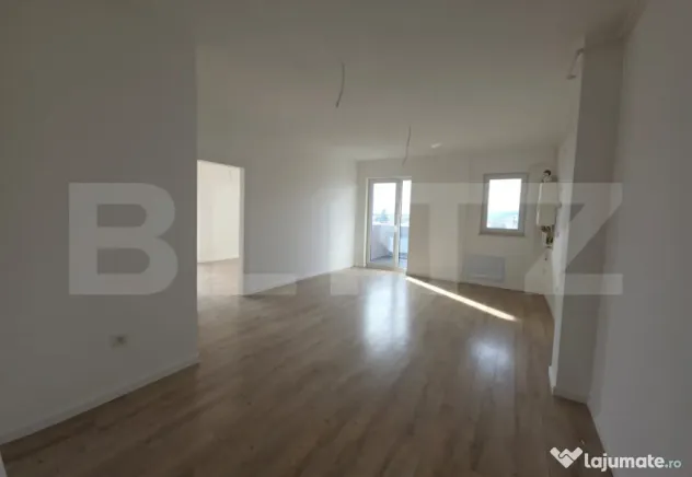 Apartament 3 camere, 56 mp, 2 balcoane (11 mp + 6,35 mp), fi