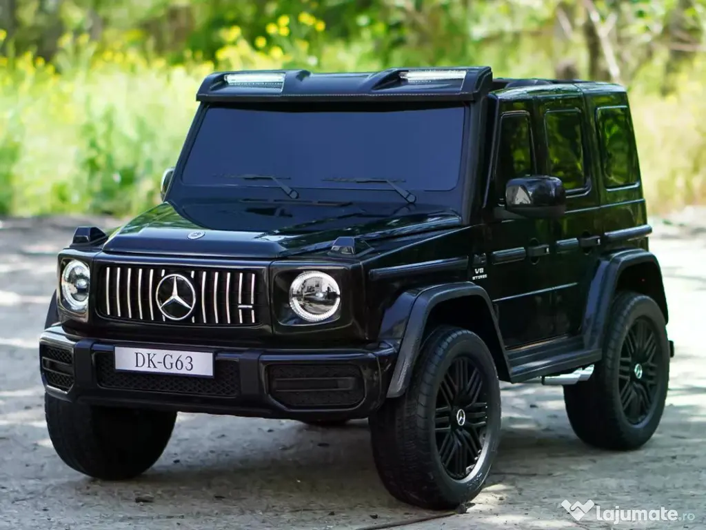 Masinuta electrica pt. 2 copii Mercedes G63, 4x 200W, 24V-14Ah Black