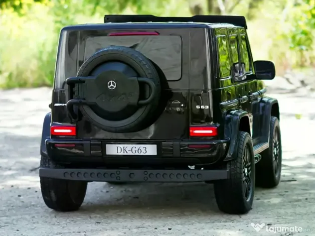 Masinuta electrica pt. 2 copii Mercedes G63, 4x 200W, 24V-14Ah Black