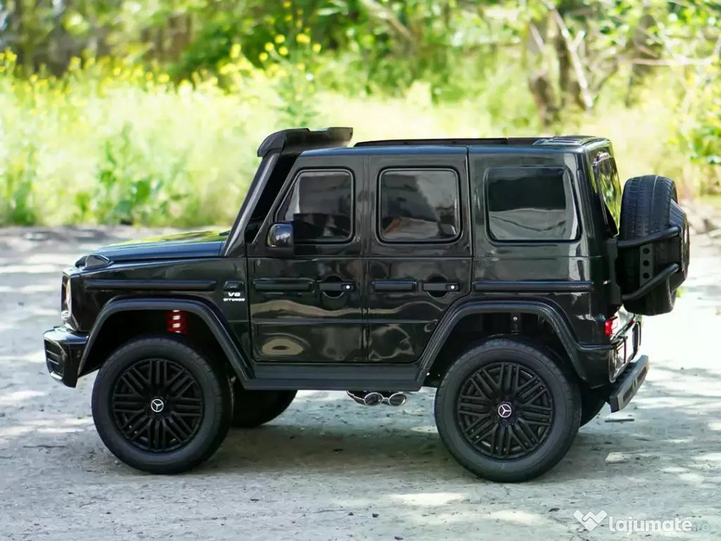 Masinuta electrica pt. 2 copii Mercedes G63, 4x 200W, 24V-14Ah Black