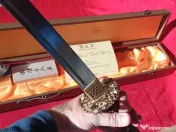 Katana Otel DAMASC 8000 straturi calita, sabie Reala Samurai,Rara, piesa de LUX