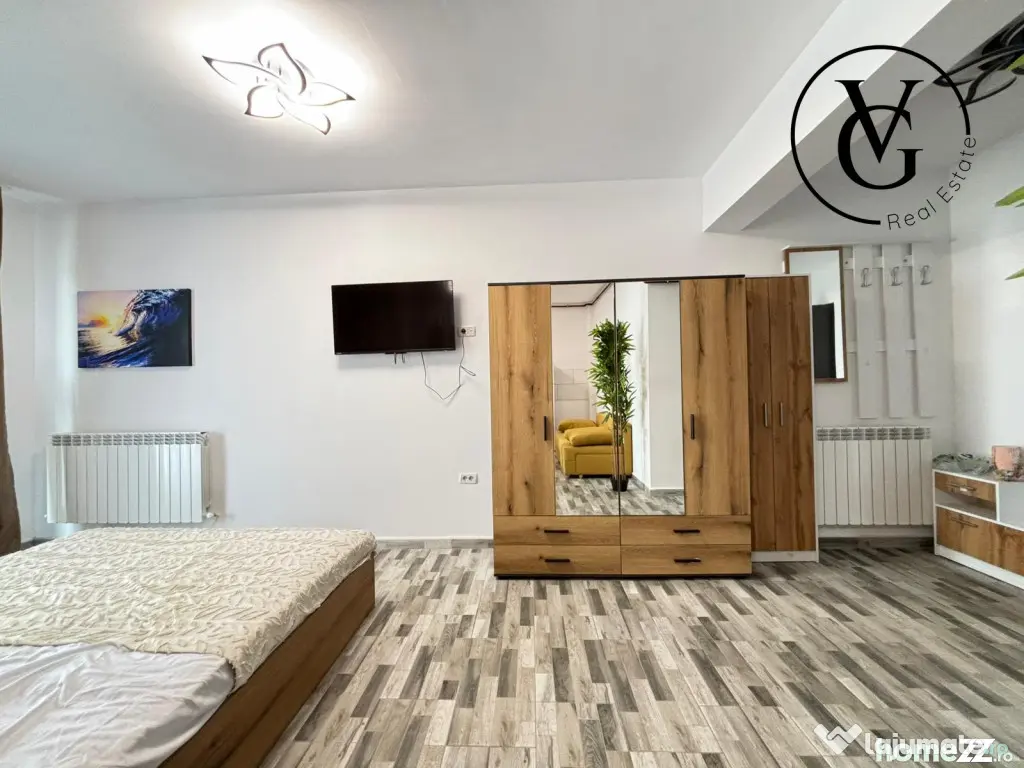 Studio mobilat modern - vedere catre lac - Complex Sea Breez
