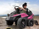 UTV electric pentru 2 copii Kinderauto BJSX2319 6x6 300W 24V Pink
