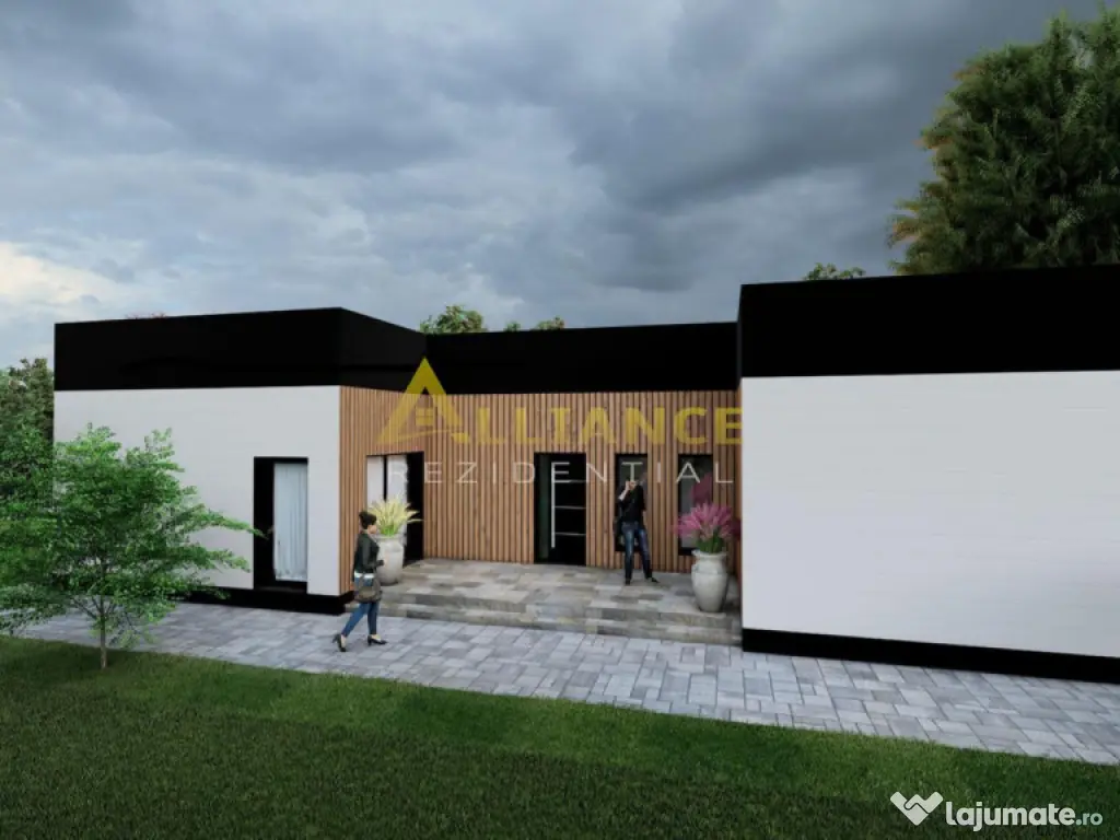 Casa moderna | Stil mediteranean | 4 camere | Teren 500mp