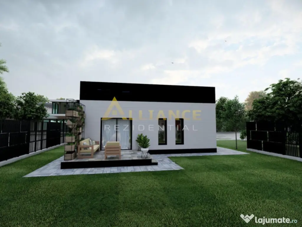 Casa moderna | Stil mediteranean | 4 camere | Teren 500mp