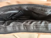 Geantă neagră din material textil, Lamonza, puțin folosită