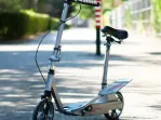 Trotineta Kinderauto Pegasus, cu pedale si scaun, reglabila, pliabila Grey
