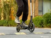 Trotineta Kinderauto Pegasus, cu pedale si scaun, reglabila, pliabila Grey 