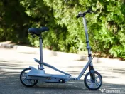 Trotineta Kinderauto Pegasus, cu pedale si scaun, reglabila, pliabila Grey 