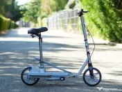 Trotineta Kinderauto Pegasus, cu pedale si scaun, reglabila, pliabila Grey 