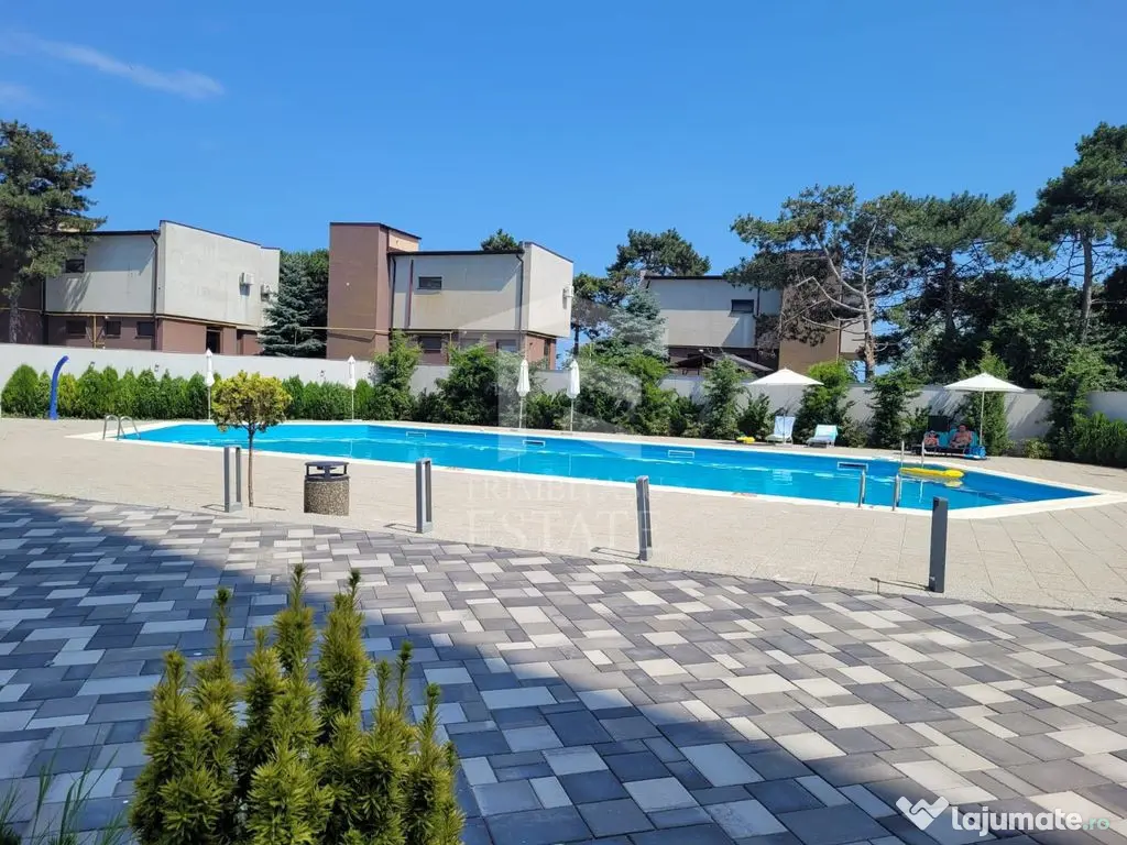 Sea View Olimp, Apartament 3 camere mobilat, vedere la mare