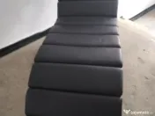 Șezlong ondulat piele ecologică