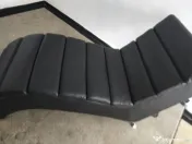 Șezlong ondulat piele ecologică