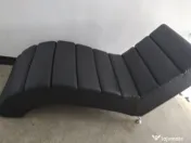 Șezlong ondulat piele ecologică