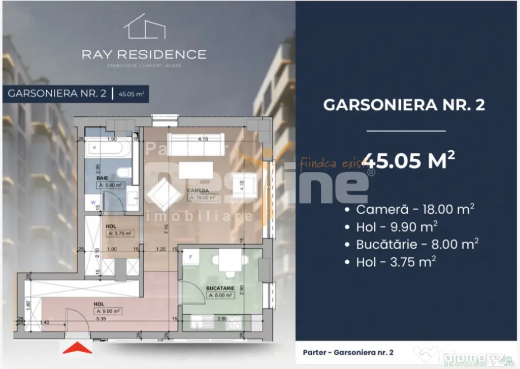 Garsoniera Cornitoiu - Ray Residence